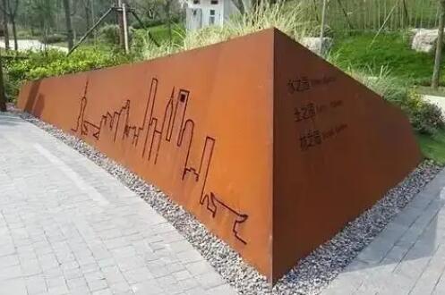 大通耐候钢挡土墙